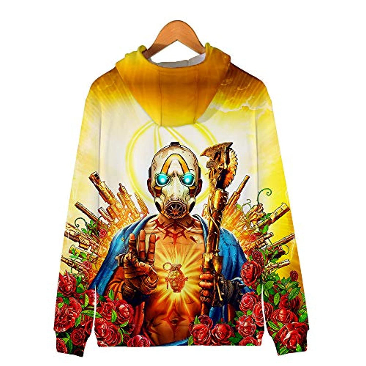 Borderlands 3 Hoodie - Unisex 3D Zipper Hooded Sweatshirts