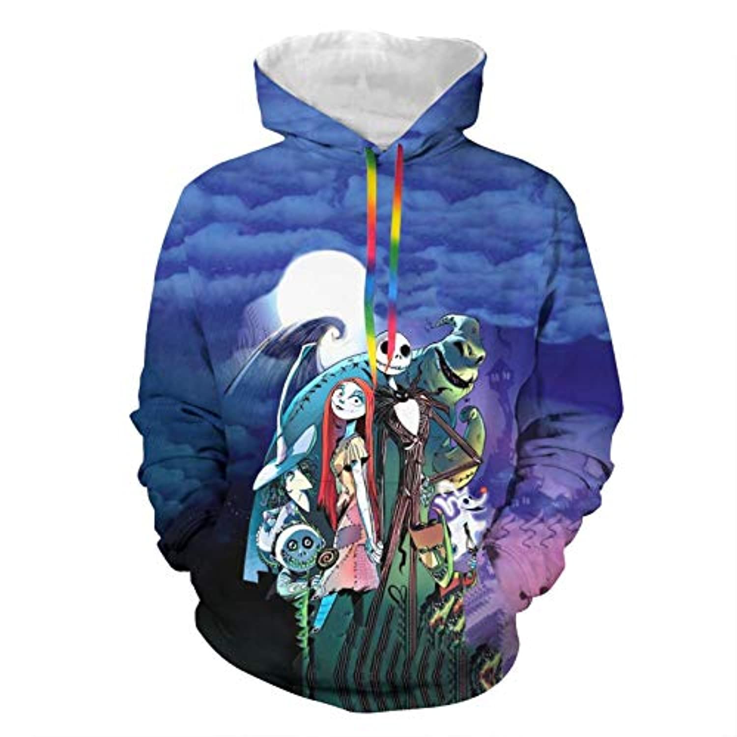 Nightmare Before Christmas Jack Skellington Hooded Sweatshirt Hoodie