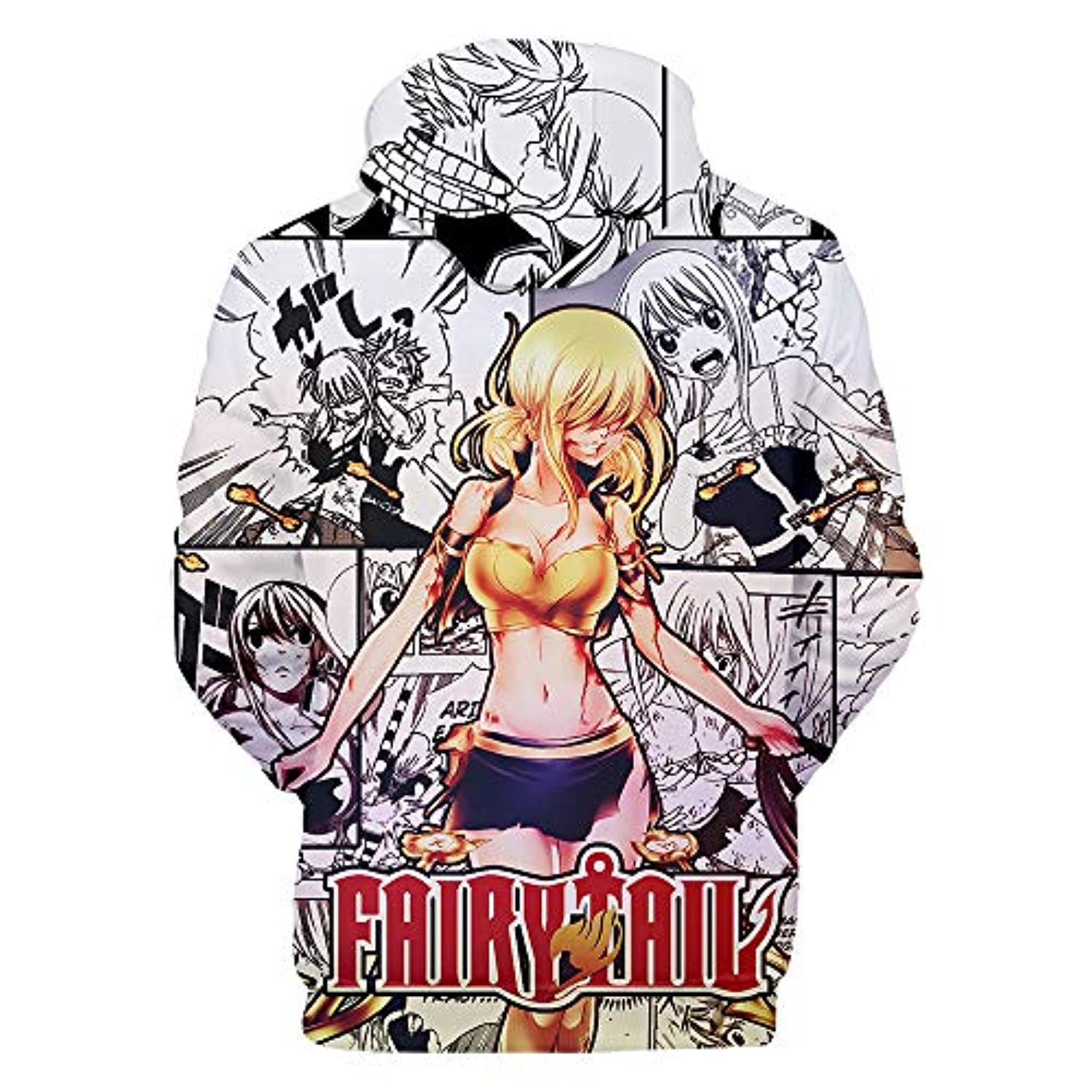 Anime Fairy Tail Natsu Dragneel Hoodie Jacket Hoody Pullovers Sweatshirt