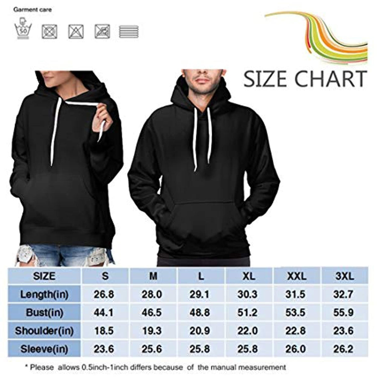 Unisex The Nightmare Before Christmas Novelty Hoodie Sweatshirt