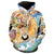 Anime One Piece 3D Printed Pullover Sweatshirt - Unisex Luffy Hoodie