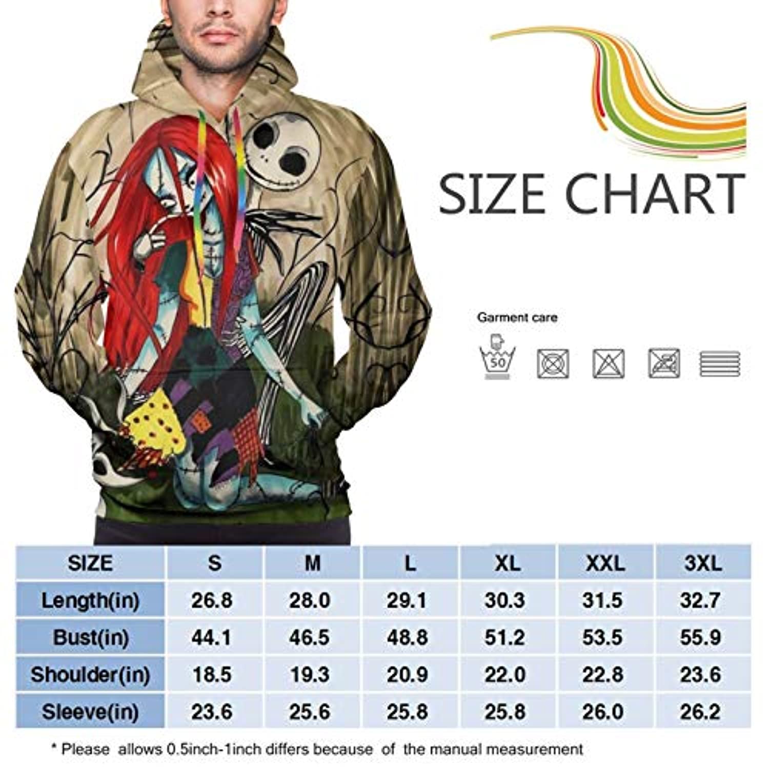 The Nightmare Before Christmas 3D Printed Sweatshirts Hoodie