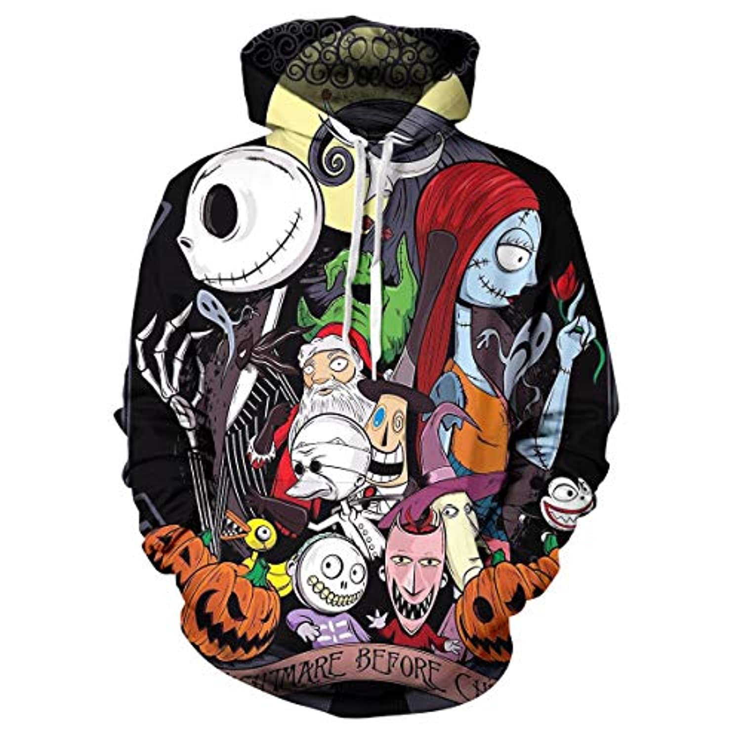 The Nightmare Before Christmas 3D Printing Hoodie