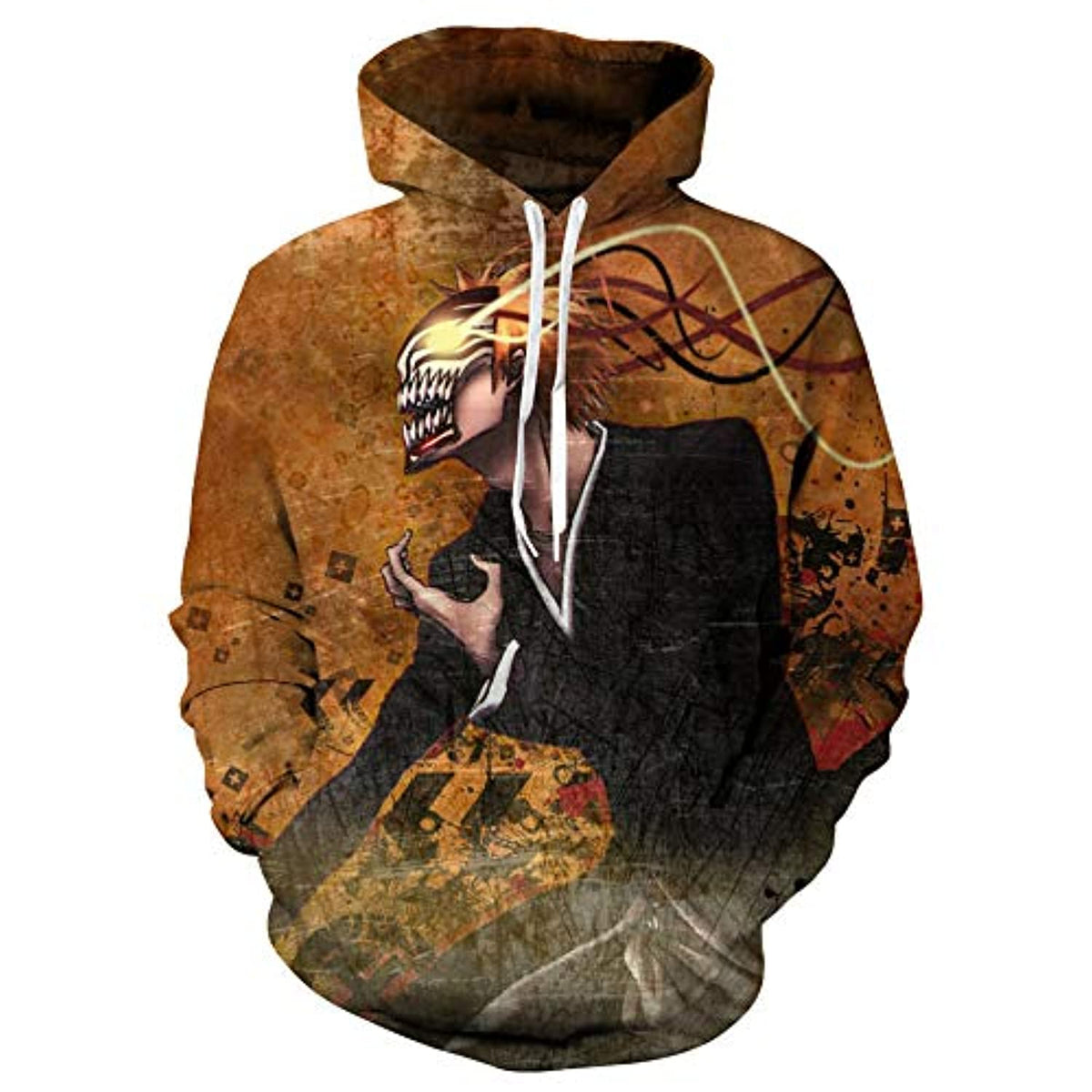 Bleach 3D Print Pullover Hoodie Sweatshirt