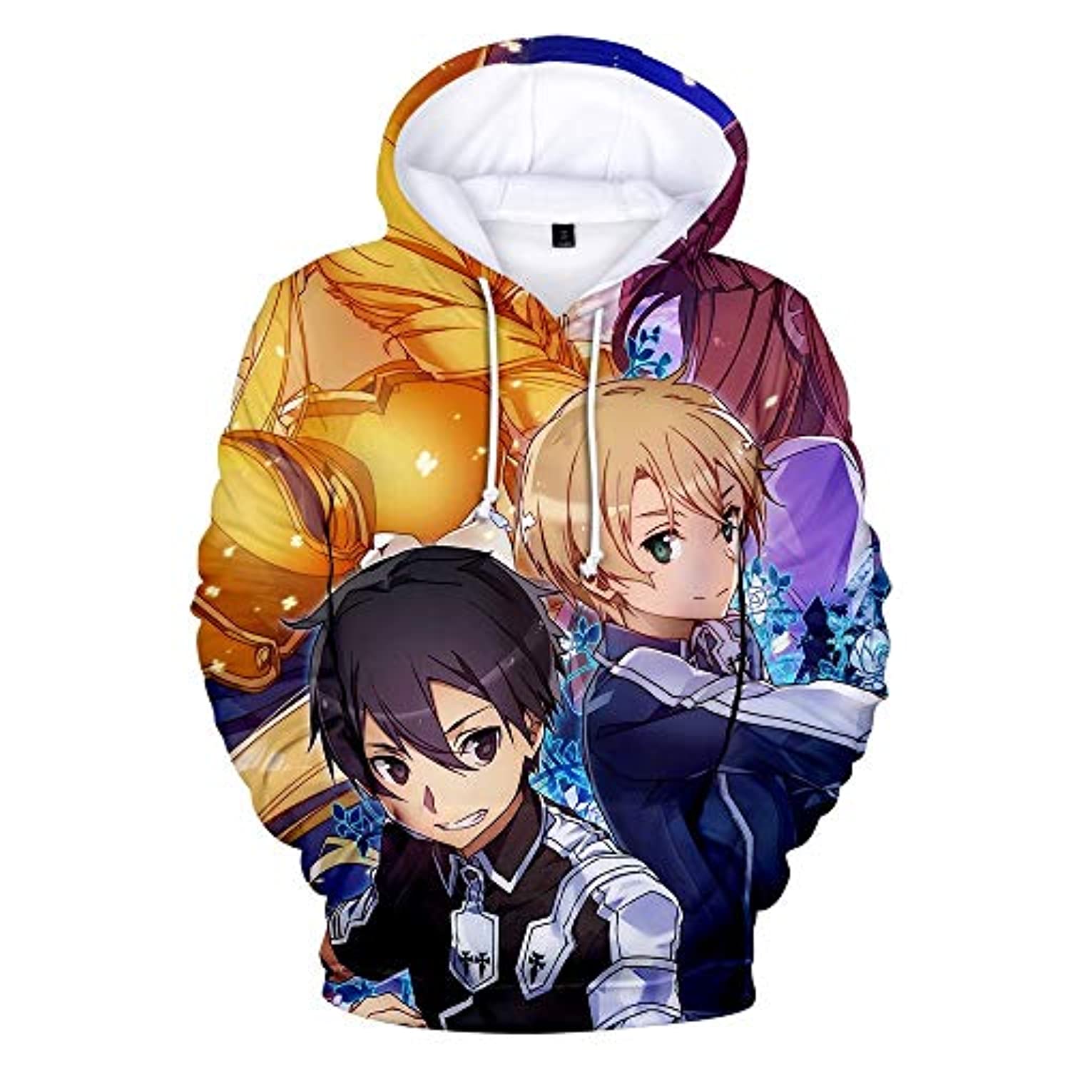 Men's Sweatshirt Hoodie 3D Sword Art Online Role Playing Realistic Sportswear