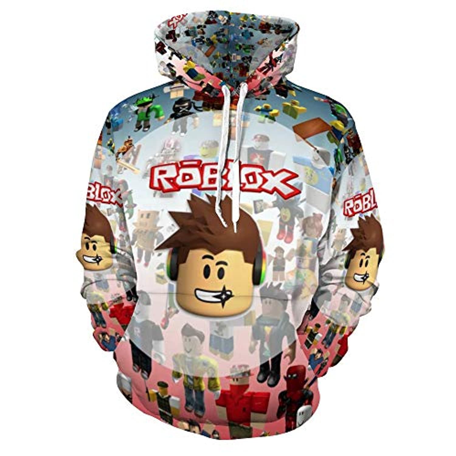 Roblox 3D Printed Hooded Sweatshirt Pullover Hoodie