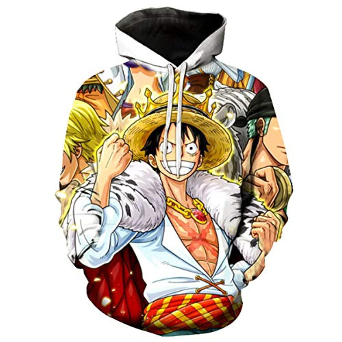 Anime One Piece Monkey D Luffy Pullover - 3D Printed Hoodie Sweatshirt