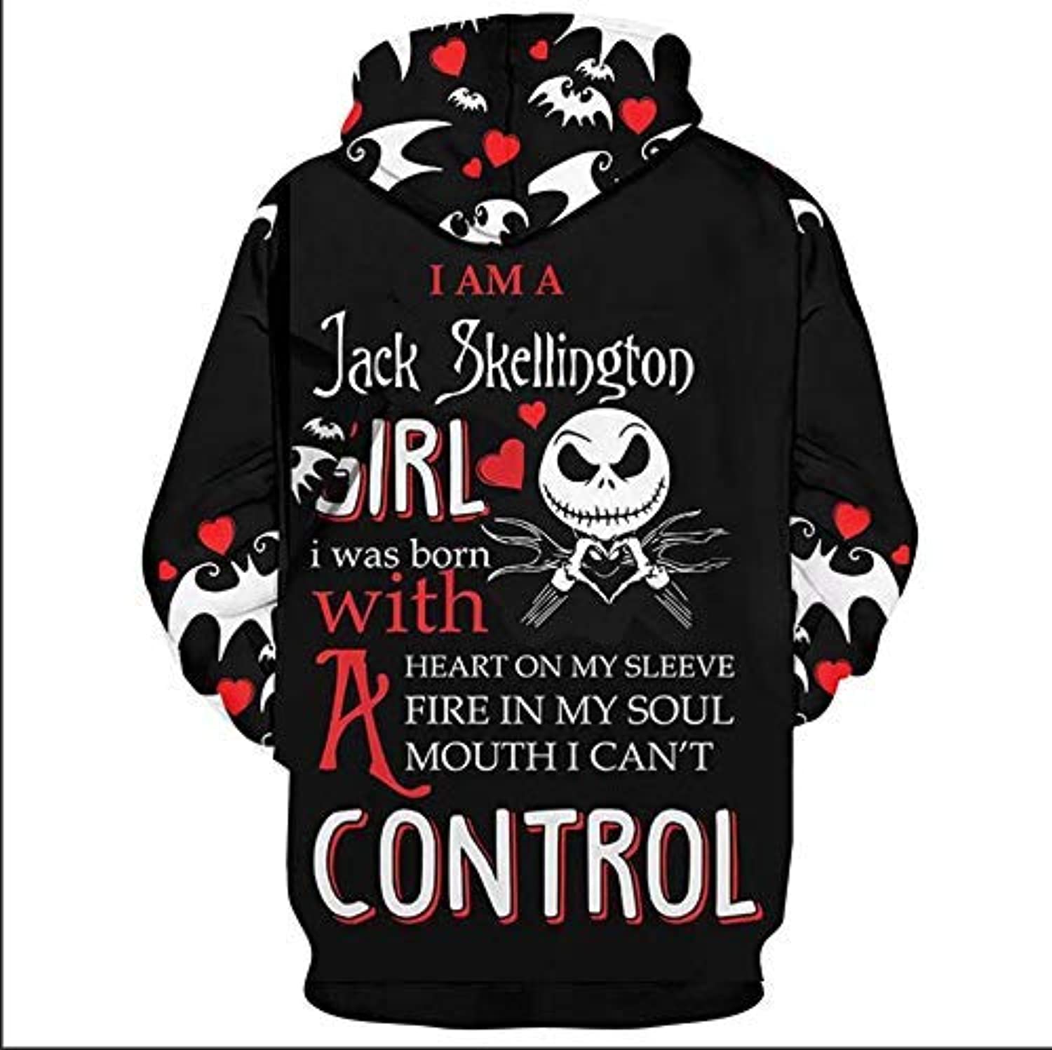 The Nightmare Before Christmas 3D Printed Pullover Hoodie