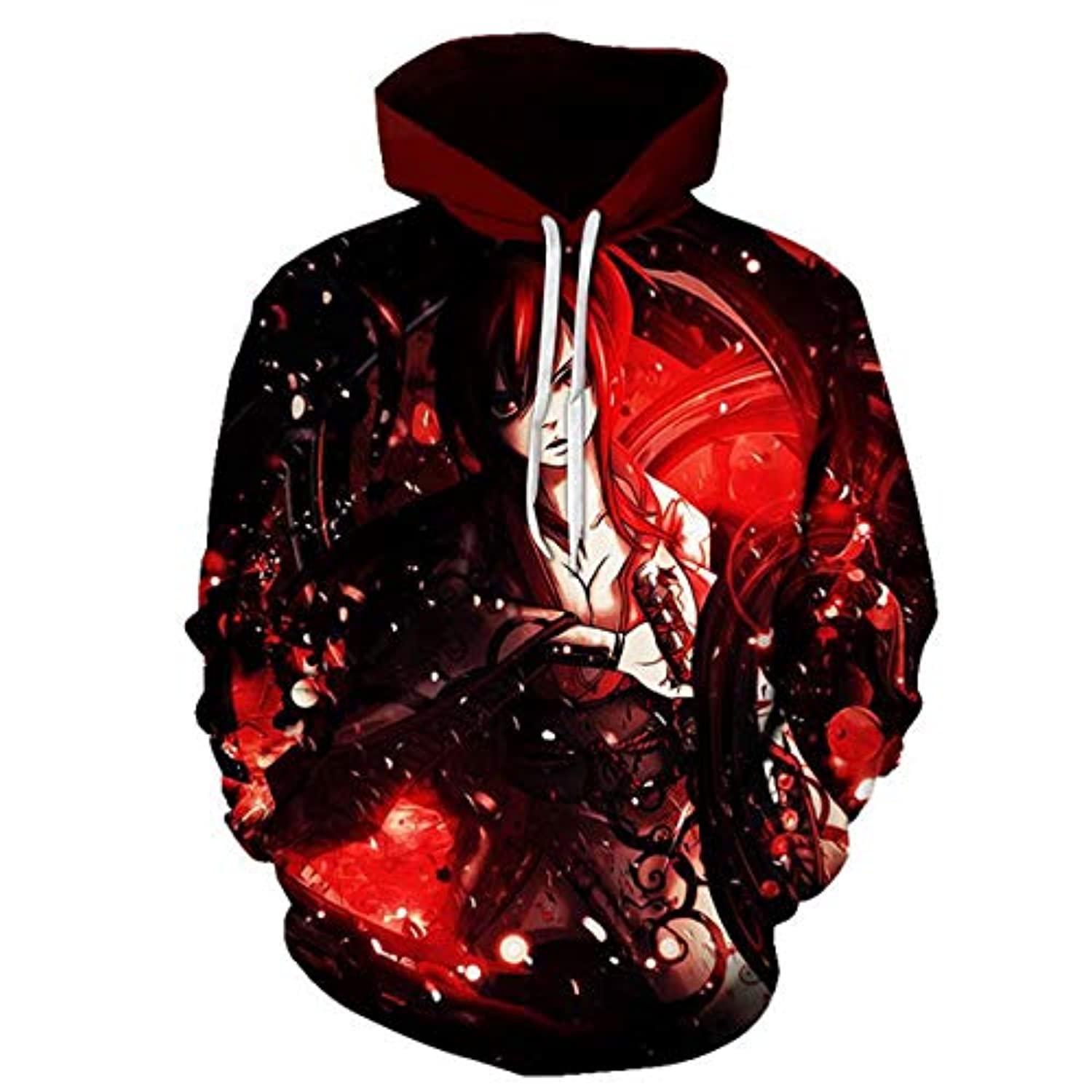 Fairy Tail 3D Printed Pullovers - Pocket Drawstring Hoodie