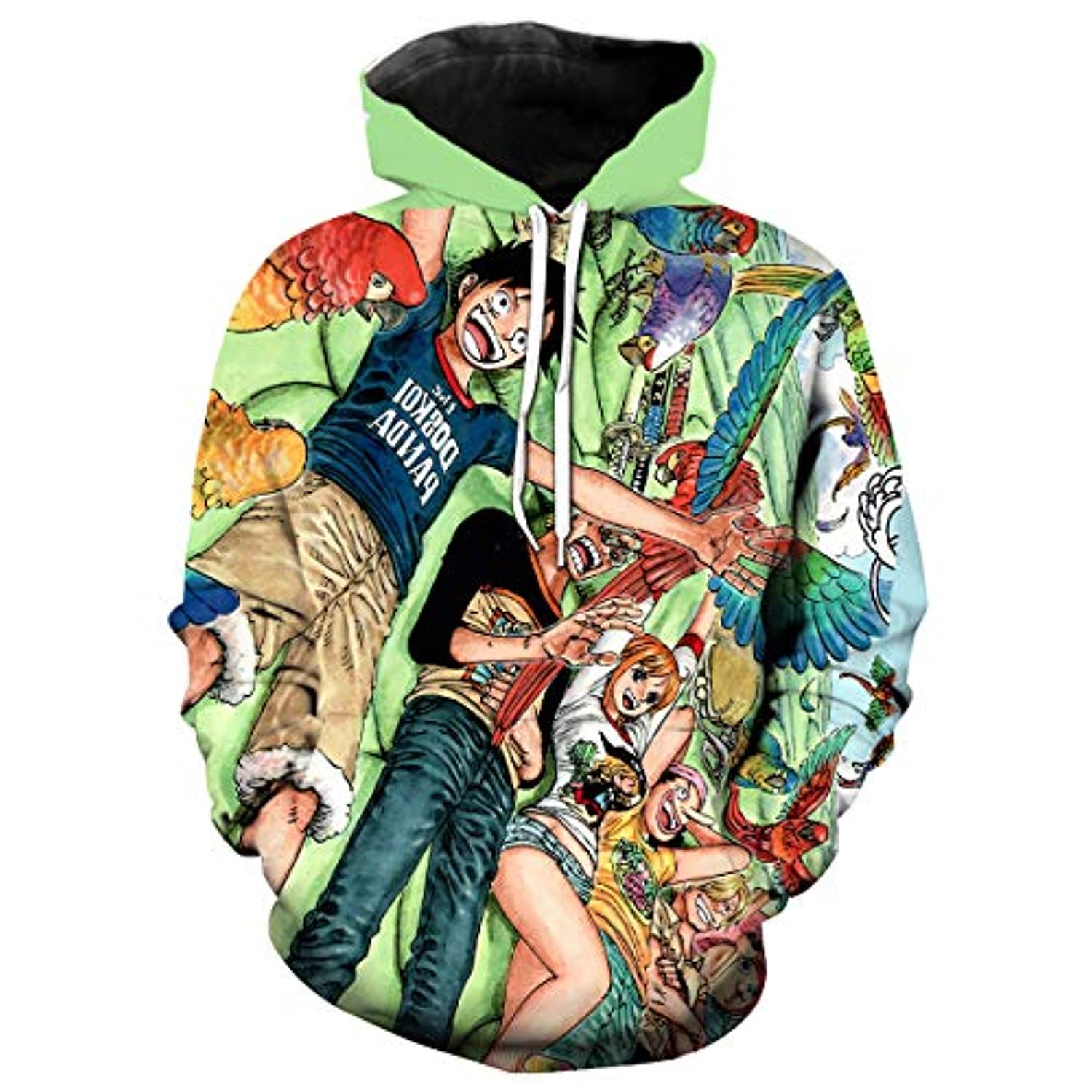 One Piece Luffy 3D Printed Hoodie - Anime Unisex Pullover Sweatshirt