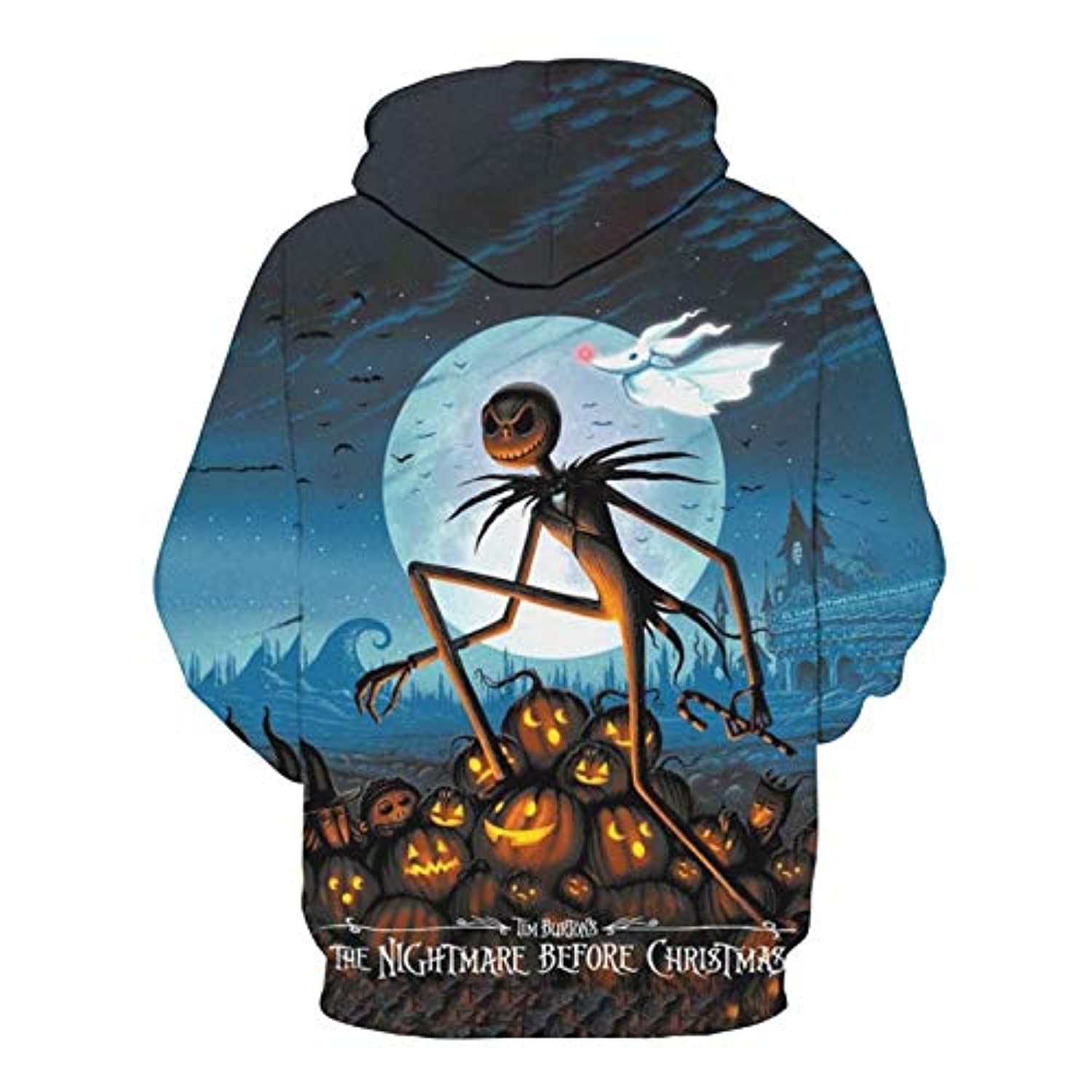 Nightmare Before Christmas 3D Print Hooded Sweatshirt Hoodie
