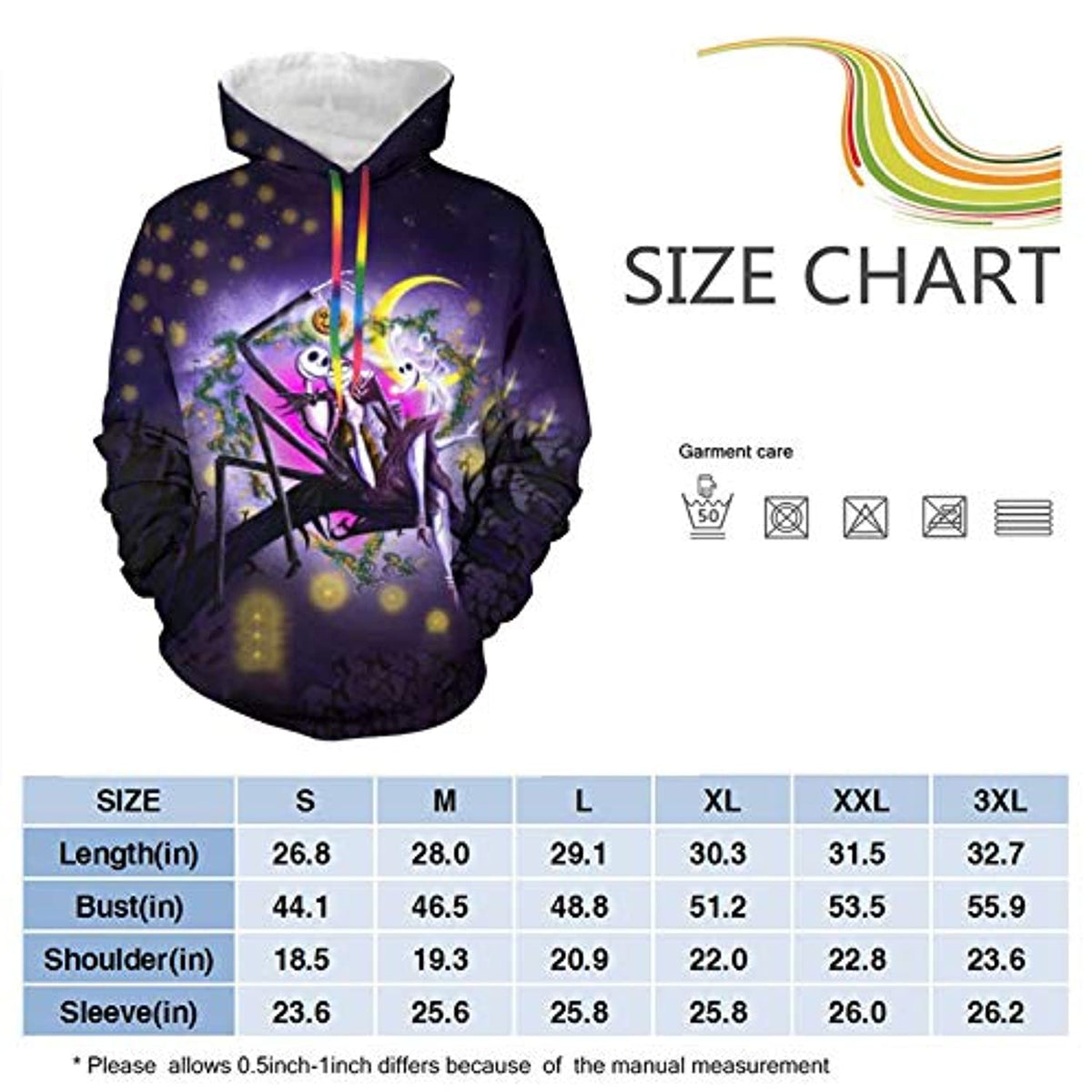 Nightmare Before Christmas Jack Skellington Hoodie