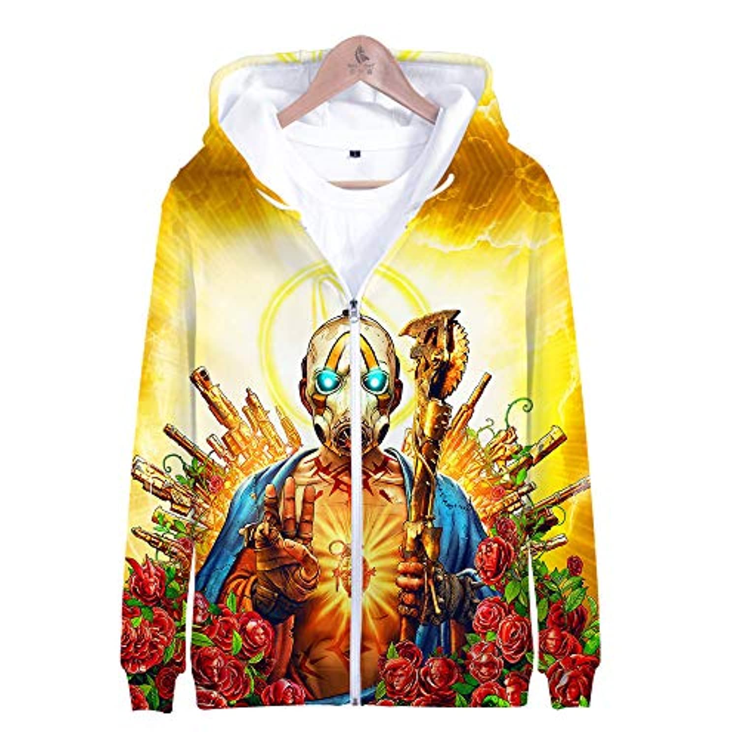Borderlands 3 Hoodie - Unisex 3D Zipper Hooded Sweatshirts