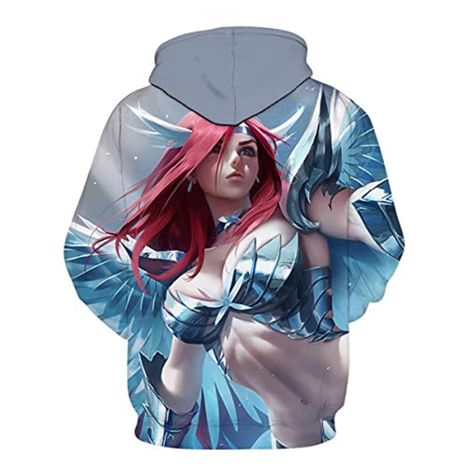 Fairy Tail 3D Printed Casual Pouch Pocket Drawstring Hoodies Pullovers