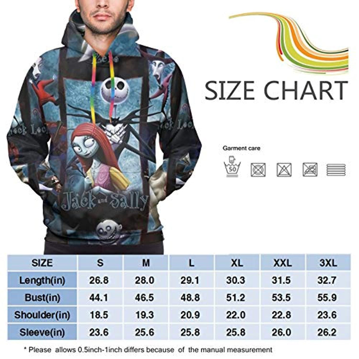 The Nightmare Before Christmas 3D Printed Sweatshirts Hoodie