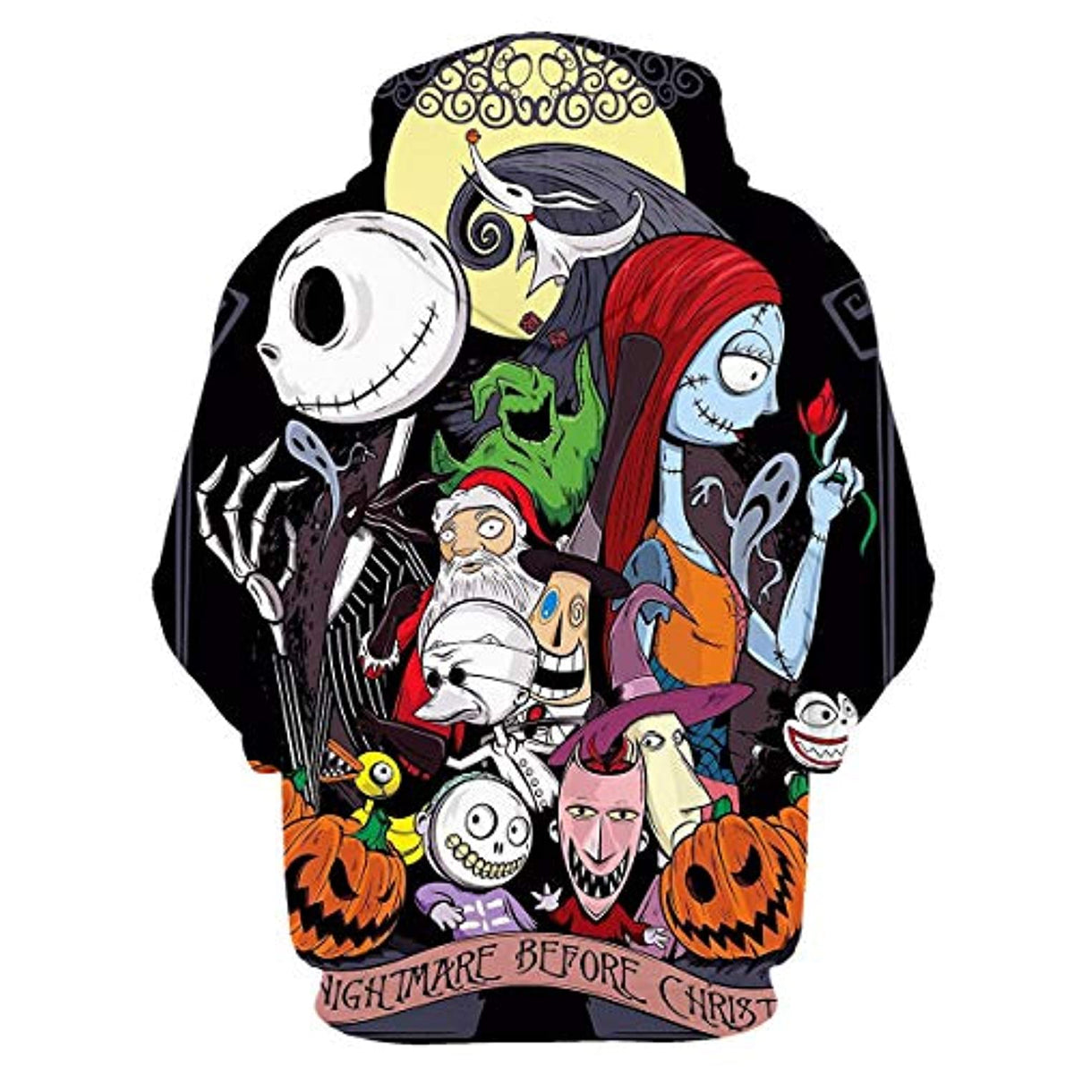 The Nightmare Before Christmas 3D Printing Hoodie