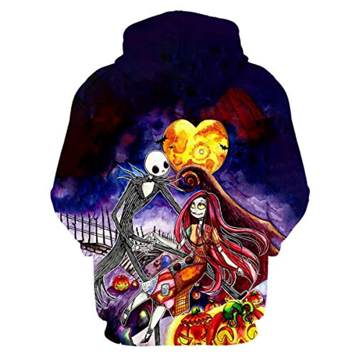 Unisex The Nightmare Before Christmas Novelty Hoodie Sweatshirt