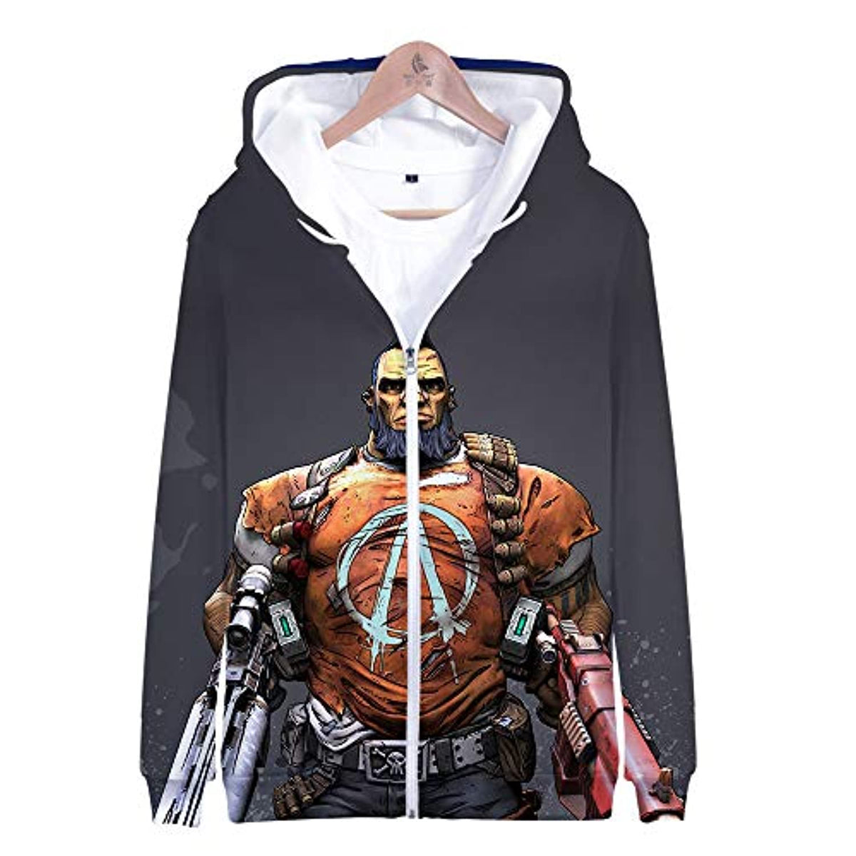 Borderlands 3 Hoodie - Unisex 3D Zipper Hooded Sweatshirts