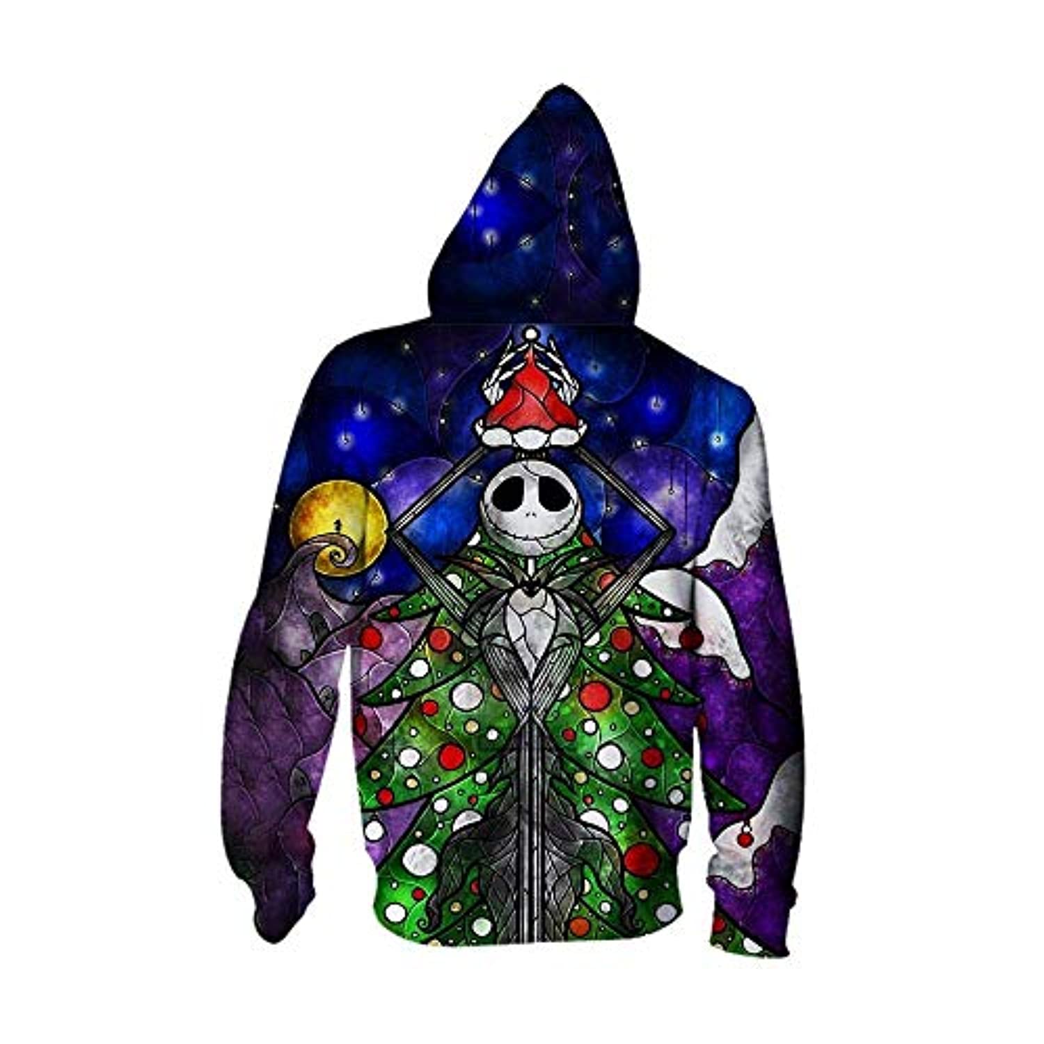 The Nightmare Before Christmas 3D Printed Zipper Hoodie