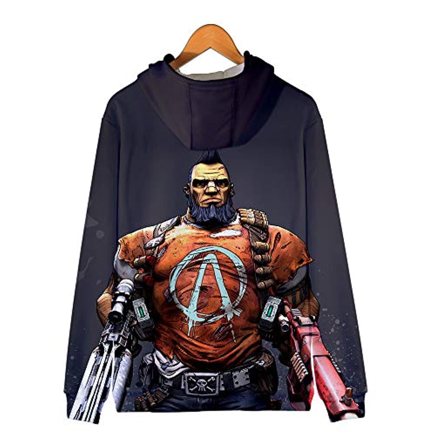 Borderlands 3 Hoodie - Unisex 3D Zipper Hooded Sweatshirts