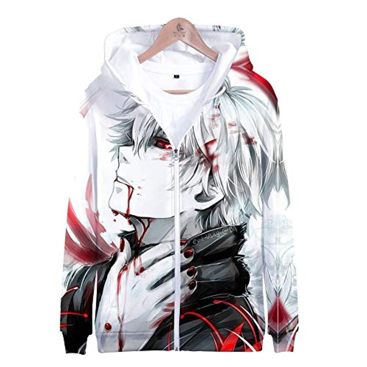 Anime Tokyo Ghoul Hoodie - Kaneki Ken Hoody Sweatshirt