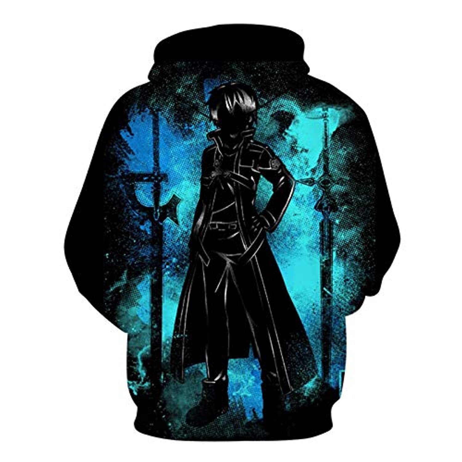 Sword Art Online Anime 3D Print Pullover Hoodie Sweatshirt