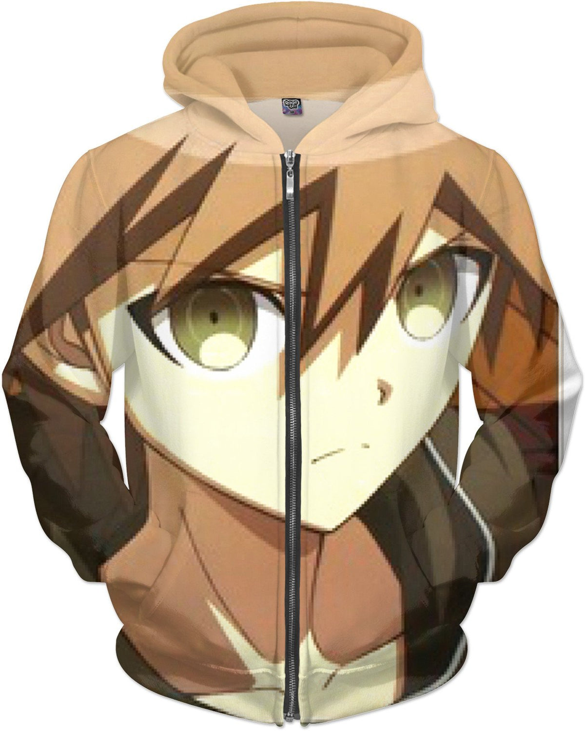 Danganronpa Hoodies - Zip Up Beige Hoodie