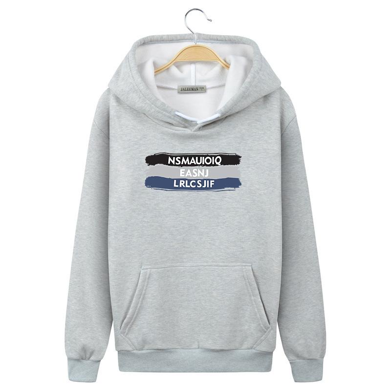 Harajuku Style Hoodies - Solid Color Harajuku Style Fashion Fleece Hoodie