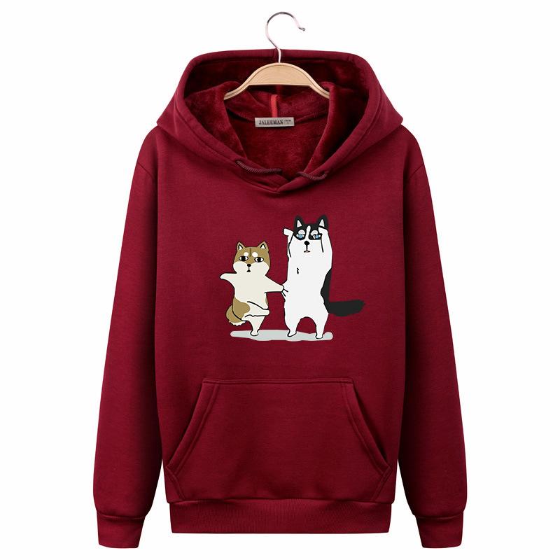 Pet Puppy Hoodies - Solid Color The Puppy Icon Series Funny Fashion Fleece Hoodie