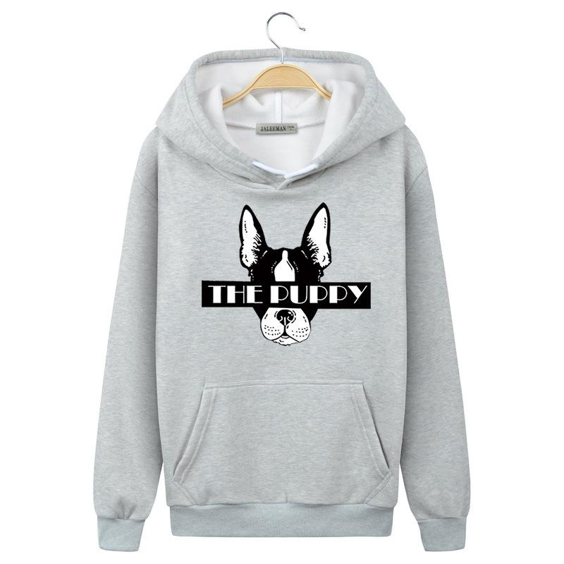 The Puppy Hoodies - Solid Color The Puppy Icon Series Fashion Fleece Hoodie