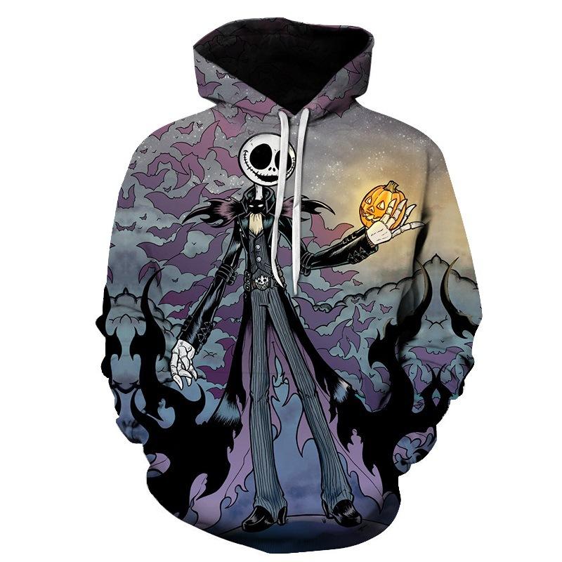 Nightmare Before Christmas Jack Hoodies - Nightmare Before Christmas Hoodies - Jack Pumpkin Lantern Christmas Hoodie