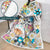 3D Digital Flower Printed Blanket With Sleeves-Cute Cartoon Blanket Robe