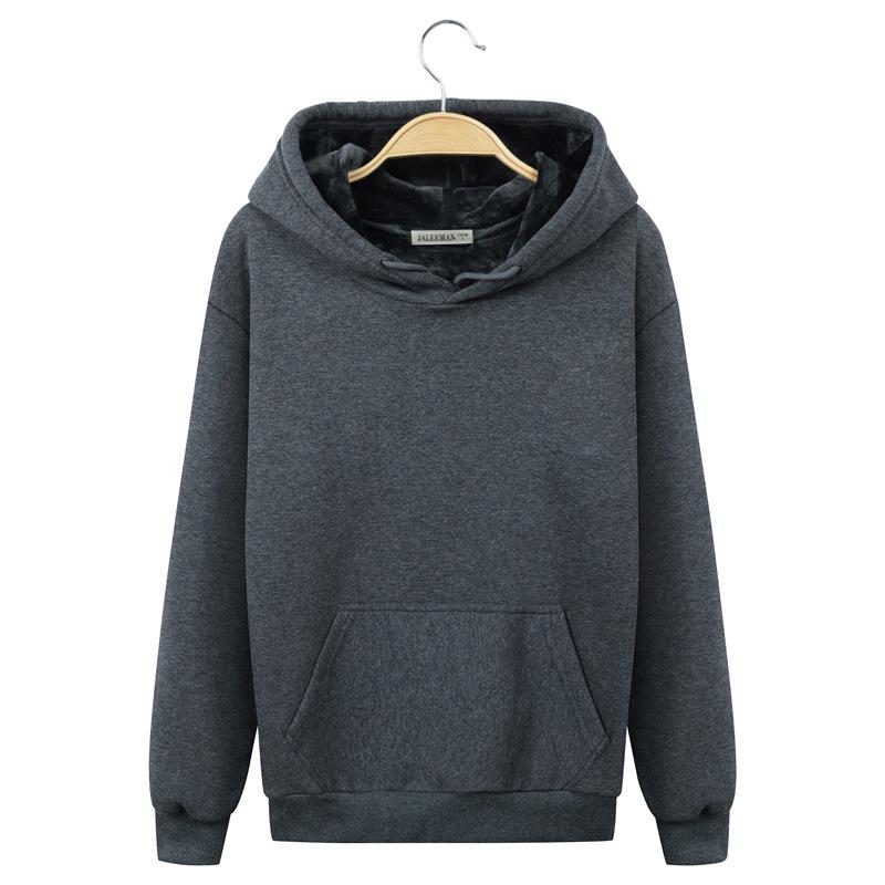 Harajuku Style Hoodies - Solid Color Harajuku Style Series Fashion Fleece Hoodie