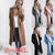 Women Trench Coat Long Sleeve Pocket Overcoat