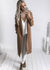 Women Trench Coat Long Sleeve Pocket Overcoat
