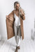 Women Trench Coat Long Sleeve Pocket Overcoat