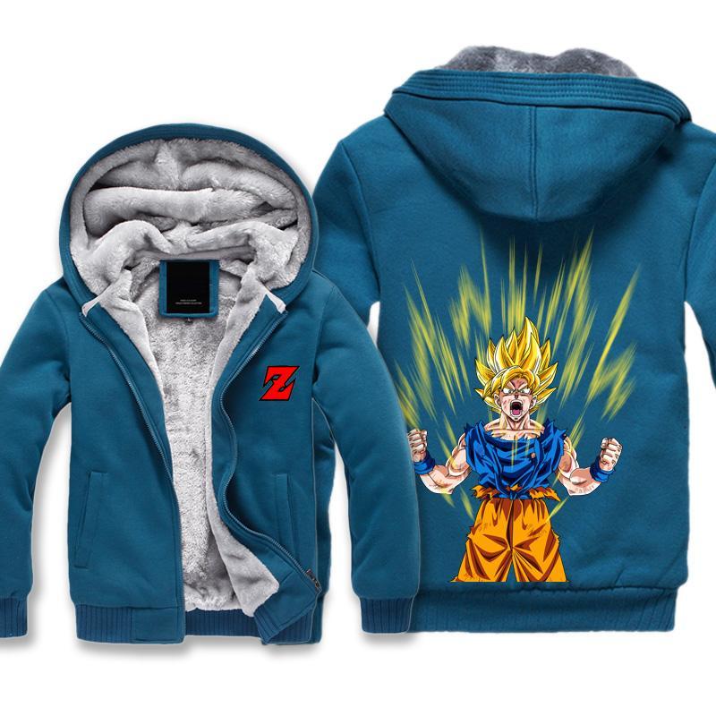 Dragon Ball Z  Jackets -  Super Saiyan Goku Fleece Jacket