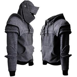 Men&#39;s Coats - Medieval Style Hoodie Duncan Armored Knight Garb Tops