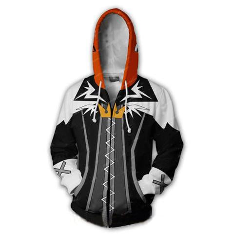 Kingdom Hearts Sora Hoodies - Zip Up Halloween Town Hoodie