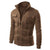 KFSO Men's Casual Winter Cotton Military Jackets Outdoor Coat Windproof Windbreaker (Coffee, XL)