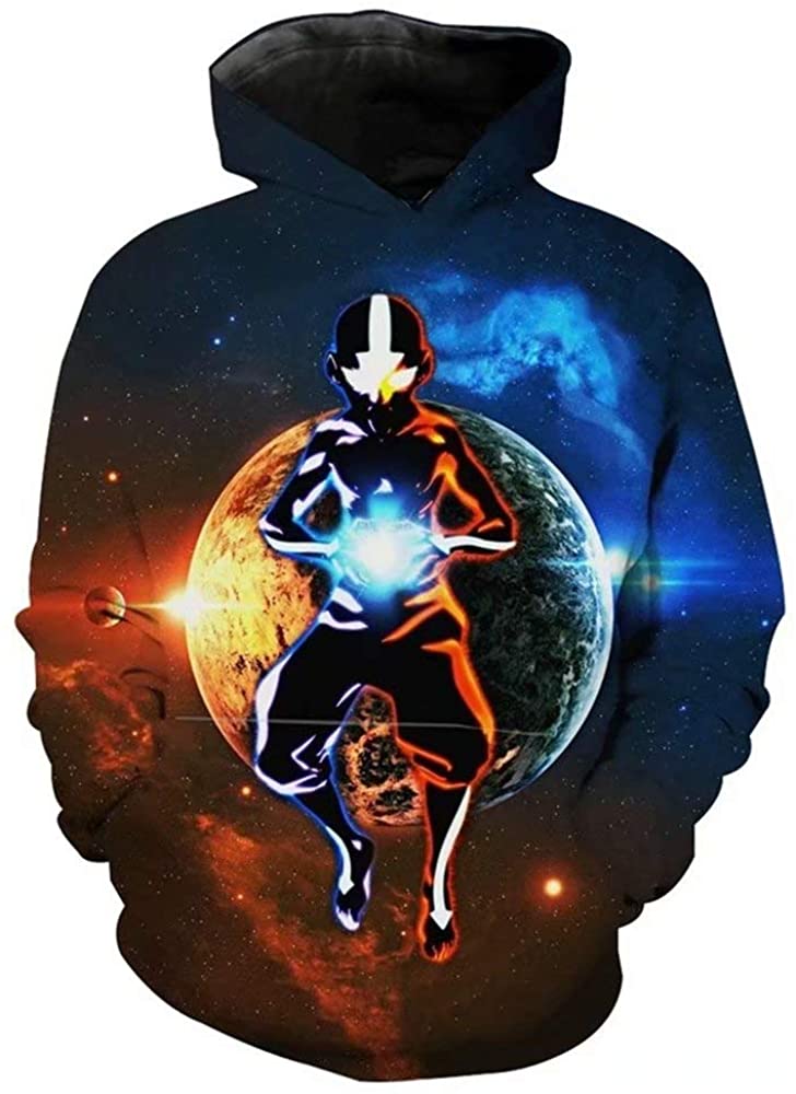 Avatar The Last Airbender Hoodie - Unisex 3D Print Pullover Sweatshirts