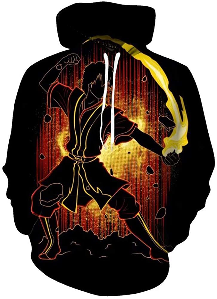 Avatar The Last Airbender Hoodie - Unisex 3D Print Pullover Sweatshirts