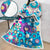 3D Digital Flower Printed Blanket With Sleeves-Cute Cartoon Blanket Robe