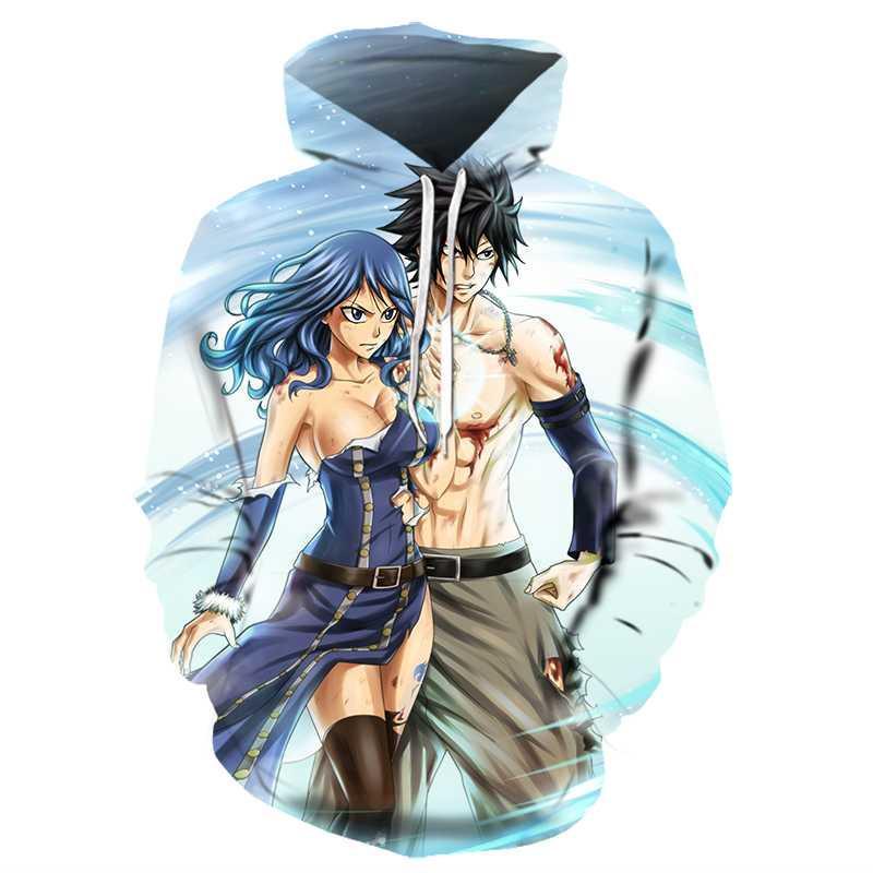 Anime Fairy Tail 3D Hip Hop Hoodies Pullovers Sweatshirt
