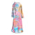 3D Digital Printed Blanket With Sleeves-Geometric Designs Blanket Robe