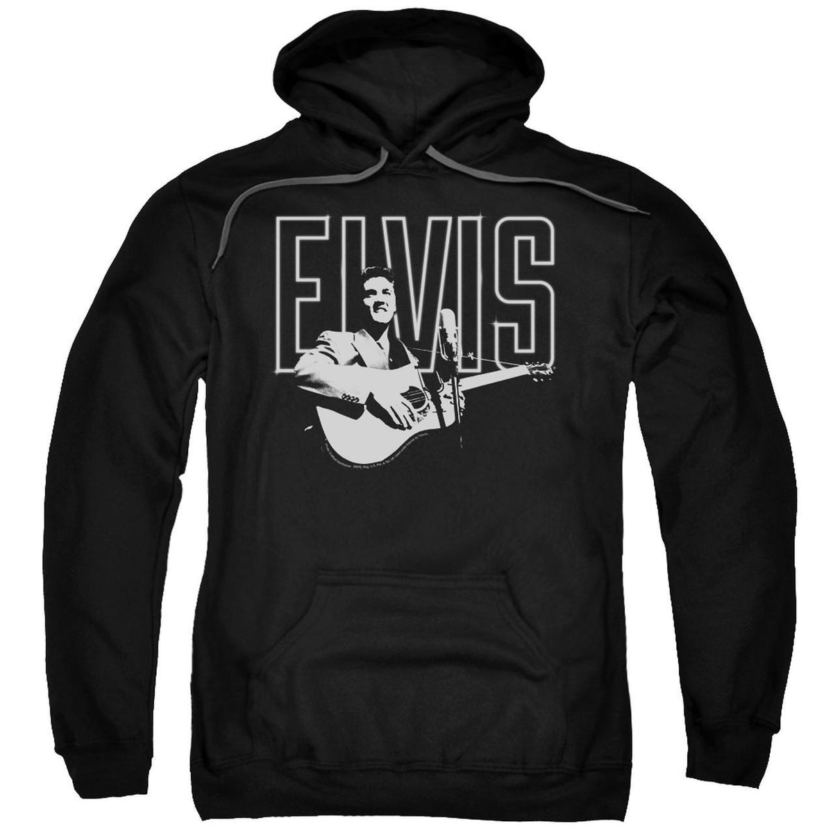 Elvis Presley Hoodies: WHITE GLOW Pull-Over Hoodie