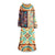 3D Digital Printed Blanket With Sleeves-Geometric Designs Blanket Robe