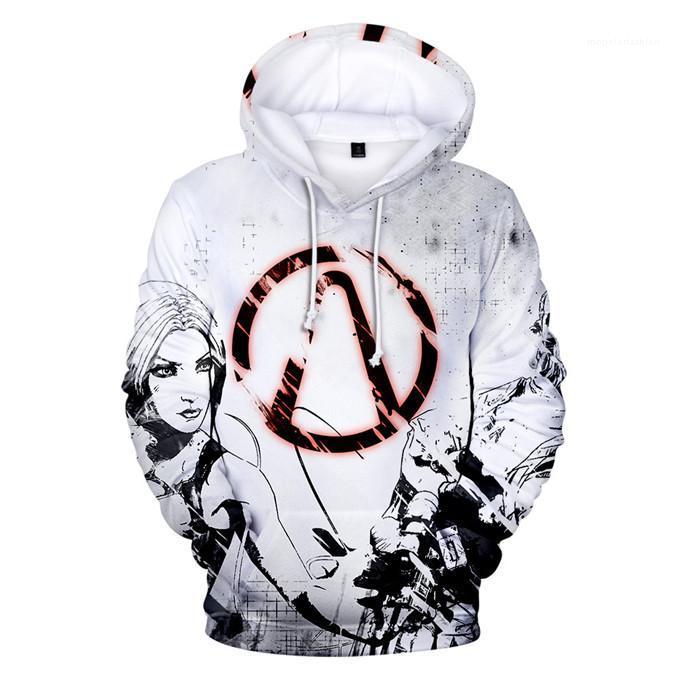 Fashion Games Borderlands Hoodies - 3D Digital Print Pullover Sweatshirts