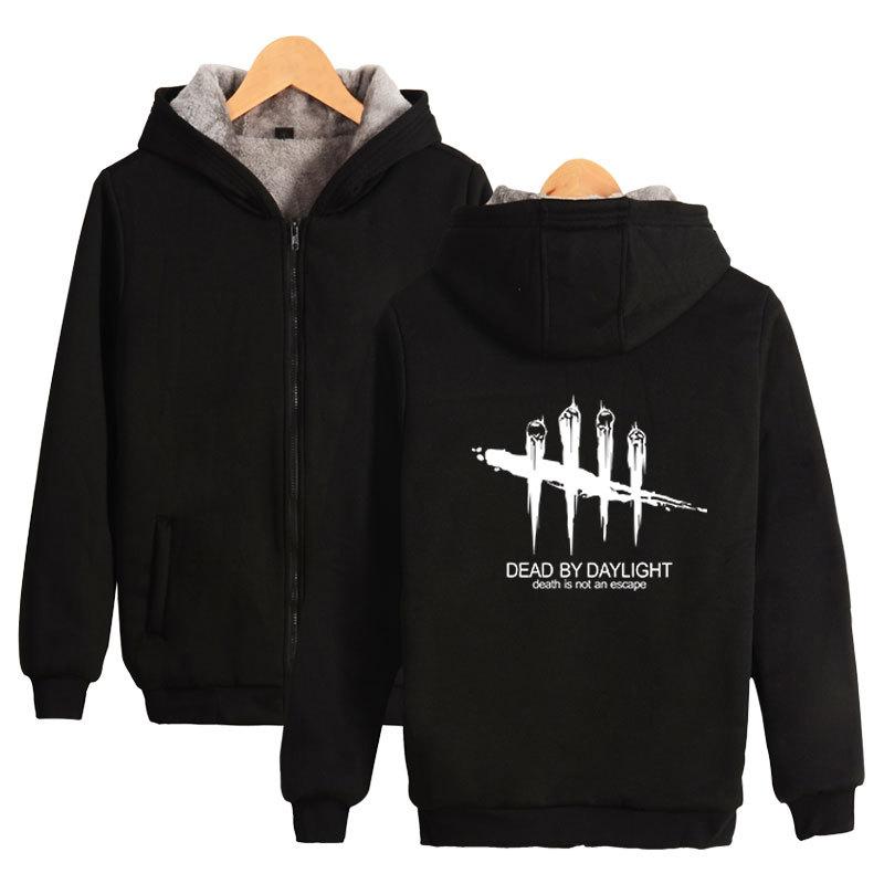 Dead by Daylight Jackets - Solid Color Dead by Daylight Series Logo Icon Super Cool Fleece Jacket