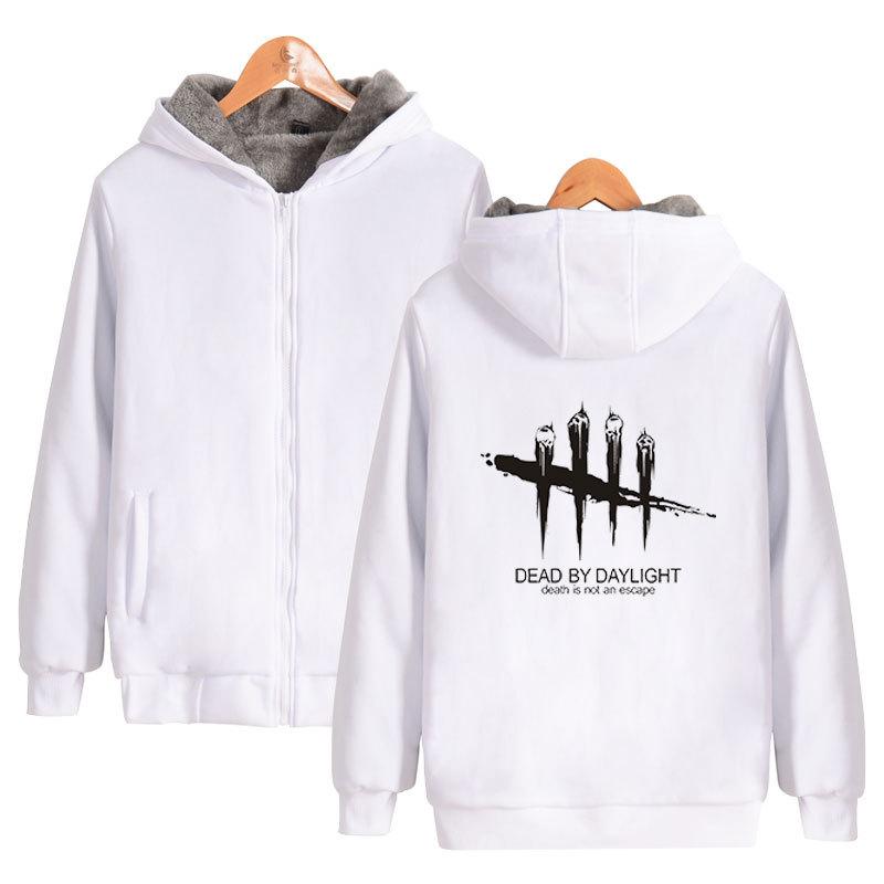 Dead by Daylight Jackets - Solid Color Dead by Daylight Series Logo Icon Super Cool Fleece Jacket